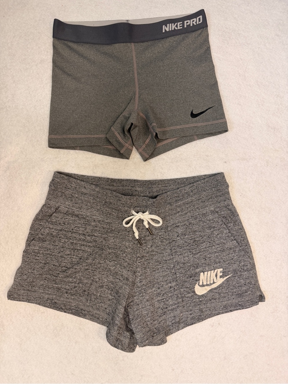 Nike Pro Compression Shorts & Nike Gym Vintage Shorts Bundle Size S